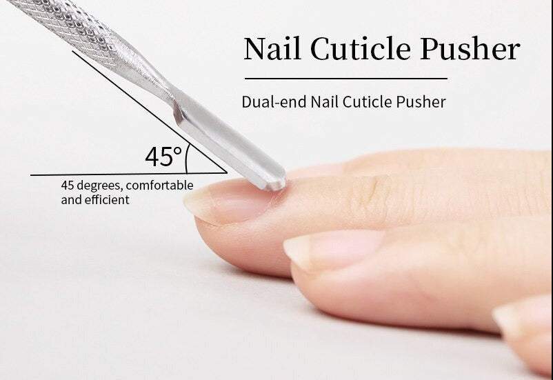 Double-sides Stainless Steel Nail Art Pusher-Nail NV-