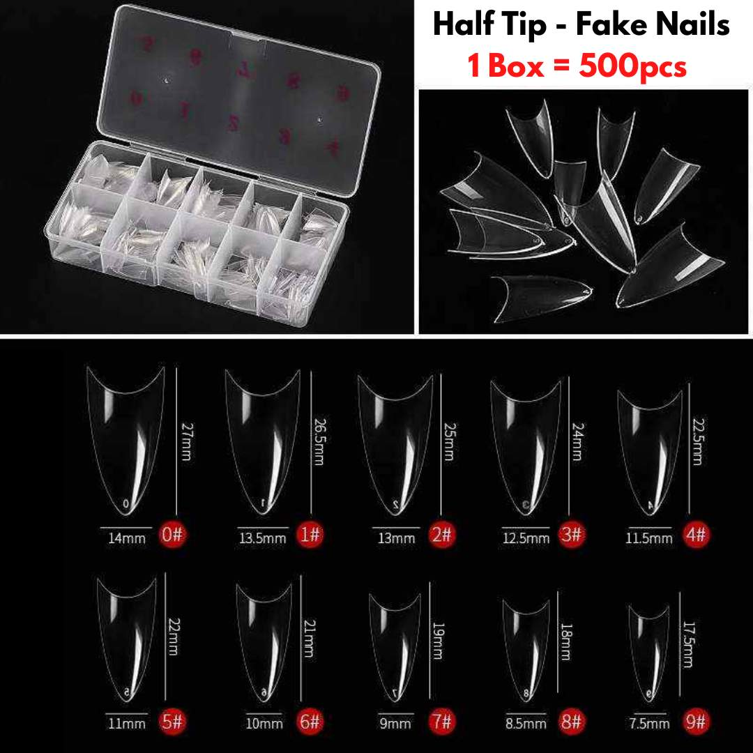 Half Tip - Fake Nails C27-Nail Envy-
