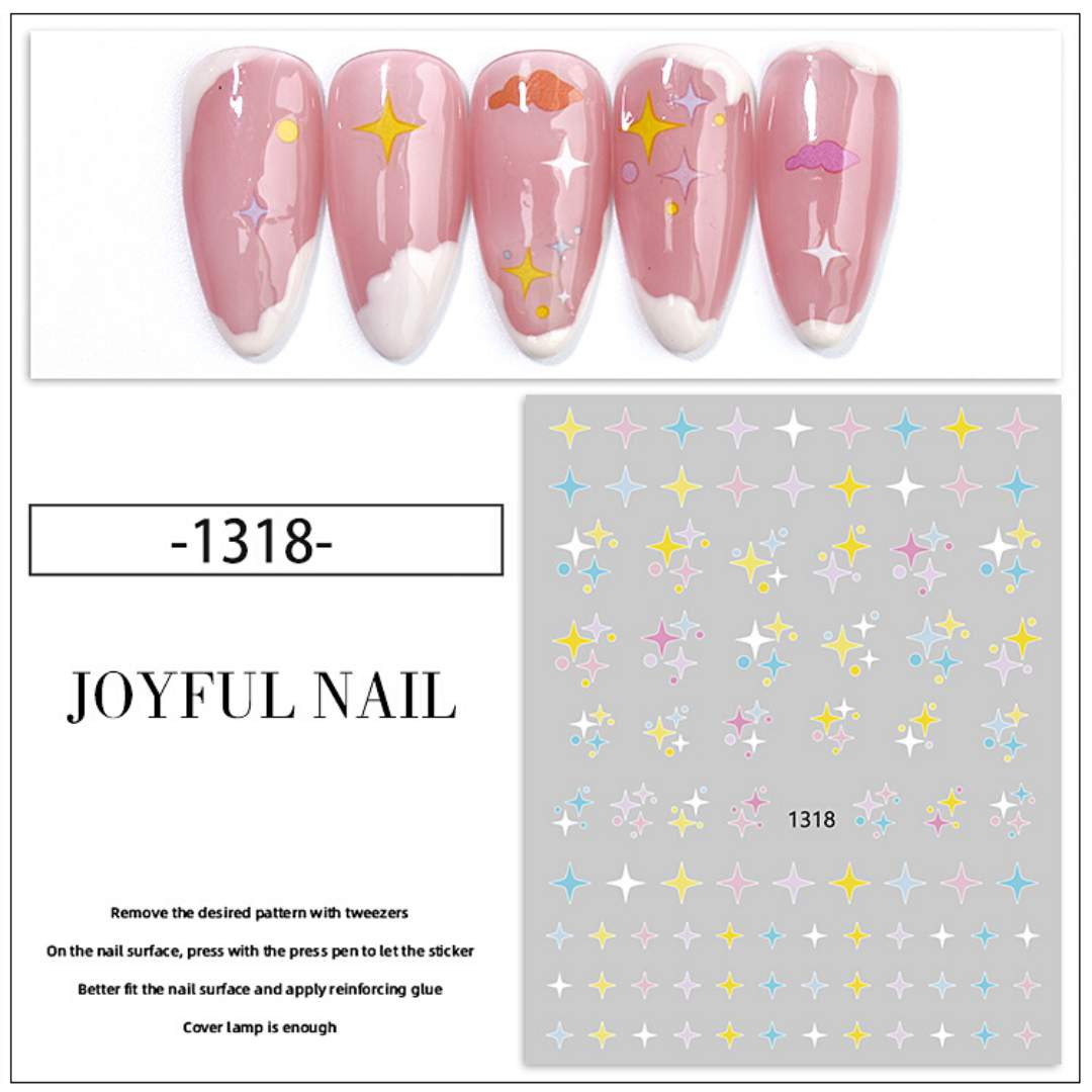 Cute Nail Sticker - 1318-Nail NV-